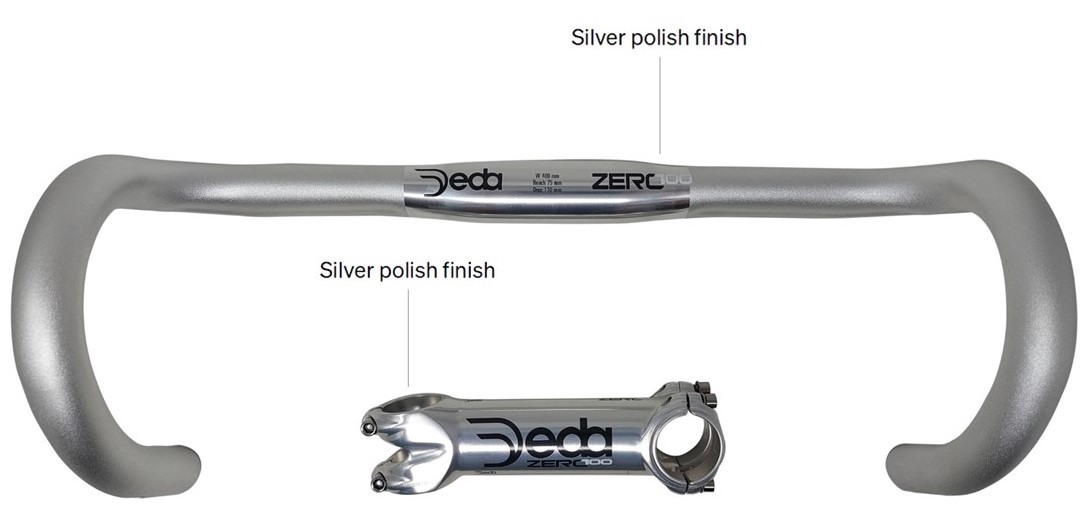 Deda 限定品　ZERO100　ポリッシュ　シルバー　90mm　クランプ径31.8mm　ゼロ100　DEDA　デダ　アルミ